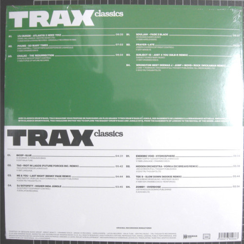 Виниловая пластинка VARIOUS ARTISTS "Trax Classics (Drum`n`Bass)" (2LP)