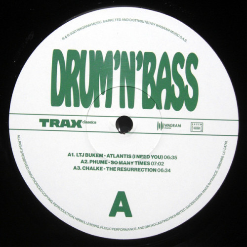 Виниловая пластинка VARIOUS ARTISTS "Trax Classics (Drum`n`Bass)" (2LP)