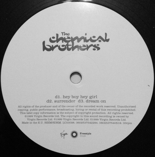 Виниловая пластинка CHEMICAL BROTHERS "Surrender" (2LP)