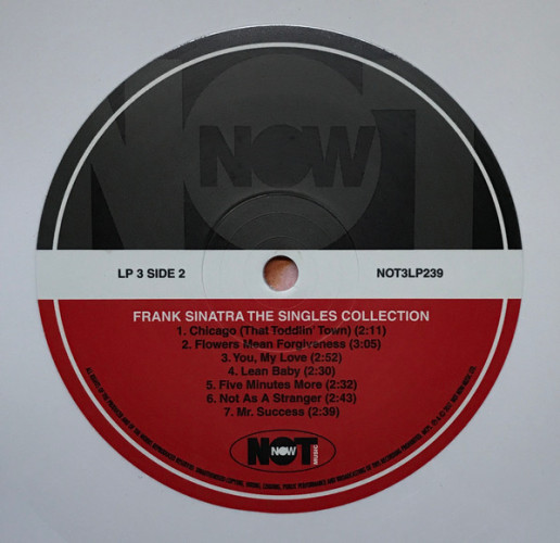 Виниловая пластинка FRANK SINATRA "The Singles Collection (The Best of the Capitol Singles)" (NOT3LP239 LP)