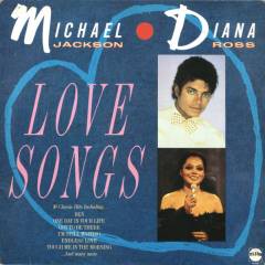 MICHAEL JACKSON AND DIANA ROSS &quot;Love Songs&quot; (VG+ LP)