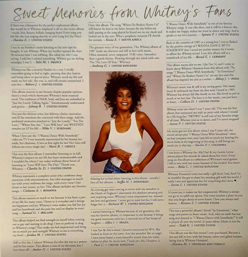 Виниловая пластинка WHITNEY HOUSTON "Whitney" (BLUE LP) 