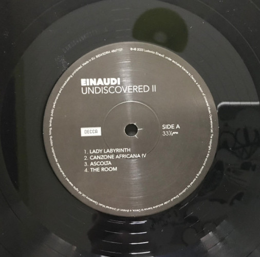 Виниловая пластинка LUDOVICO EINAUDI "Undiscovered Vol.2" (2LP) 