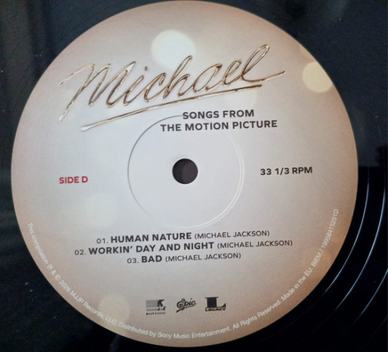 Виниловая пластинка MICHAEL JACKSON "Michael (Songs From The Motion Picture)" (OST 2LP)