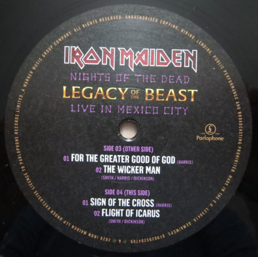 Виниловая пластинка IRON MAIDEN "Nights Of The Dead, Legacy Of The Beast: Live In Mexico City" (3LP) 
