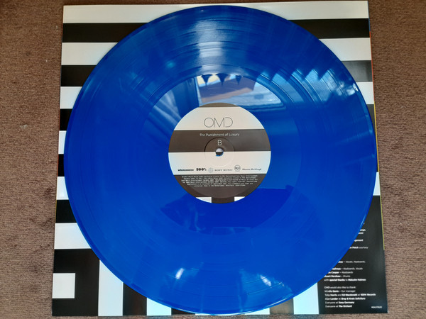 Виниловая пластинка OMD "The Punishment Of Luxury" (BLUE LP) 