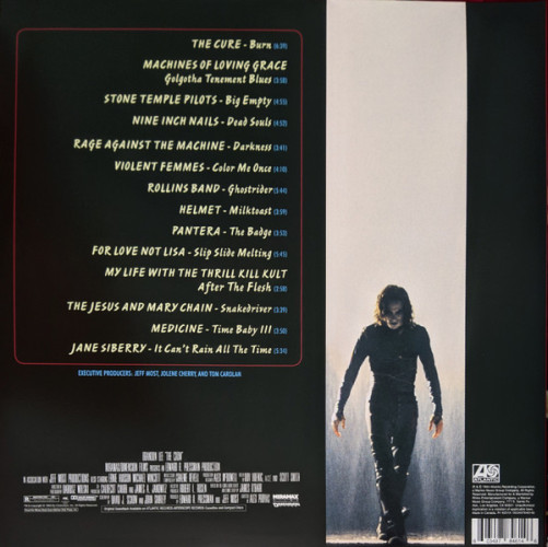 Виниловая пластинка VARIOUS ARTISTS "The Crow (Original Motion Picture Soundtrack)" (OST 2LP) 