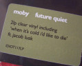 Виниловая пластинка MOBY "Future Quiet" (CLEAR 2LP) 