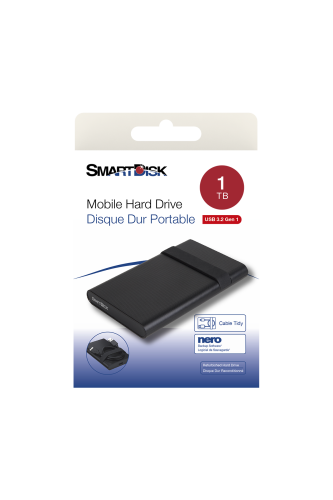 Внешний жесткий диск Verbatim HDD 2.5" 1TB USB 3.2 SmartDisk