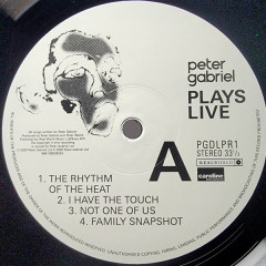 PETER GABRIEL &quot;Plays Live&quot; (2LP)