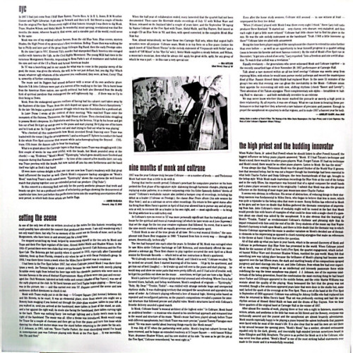 Виниловая пластинка THELONIOUS MONK AND JOHN COLTRANE "At Carnegie Hall" (LP) 