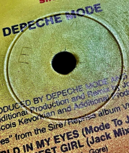 Виниловая пластинка DEPECHE MODE "World In My Eyes / Happiest Girl / Sea Of Sin" (SIRE VG+ LP) 