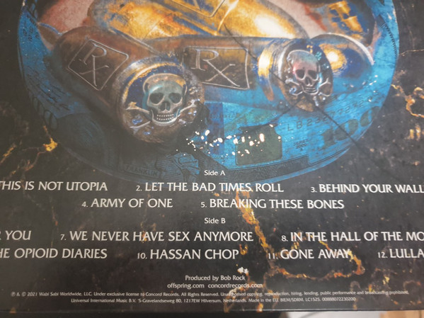 Виниловая пластинка OFFSPRING "Let The Bad Times Roll" (LP) 