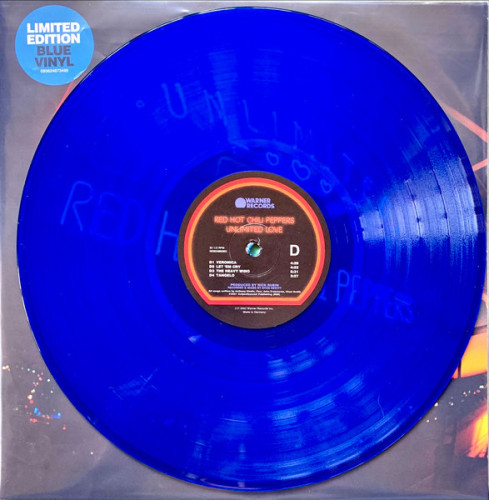 Виниловая пластинка RED HOT CHILI PEPPERS "Unlimited Love" (BLUE 2LP) 