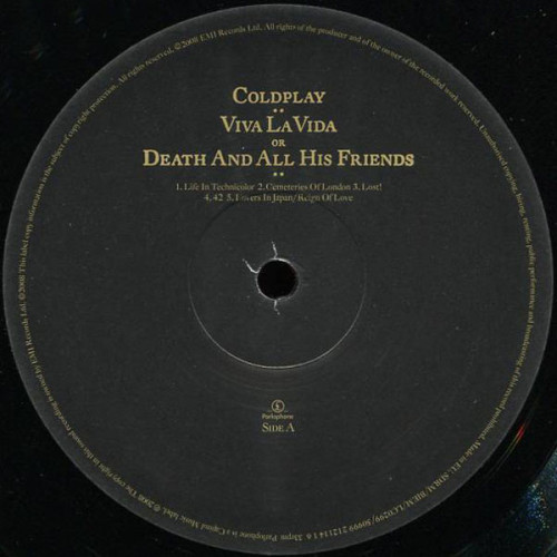 Виниловая пластинка COLDPLAY "Viva La Vida Or Death And All His Friends" (LP)