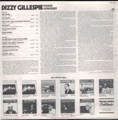 DIZZY GILLESPIE &quot;Paris Concert&quot; (VG+/VG+ LP)