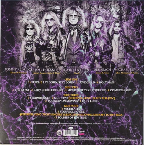 Виниловая пластинка WHITESNAKE "The Purple Album : Special Gold Edition" (GOLD 2LP)