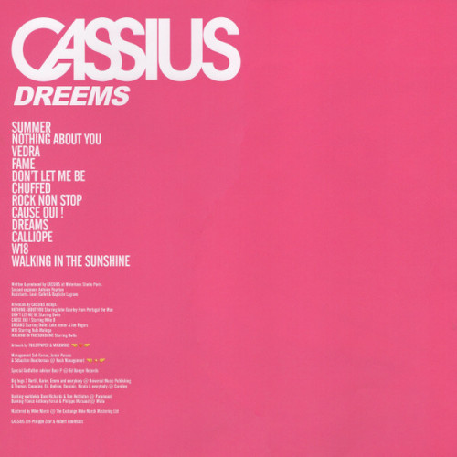 Виниловая пластинка CASSIUS "Dreems" (2LP) 