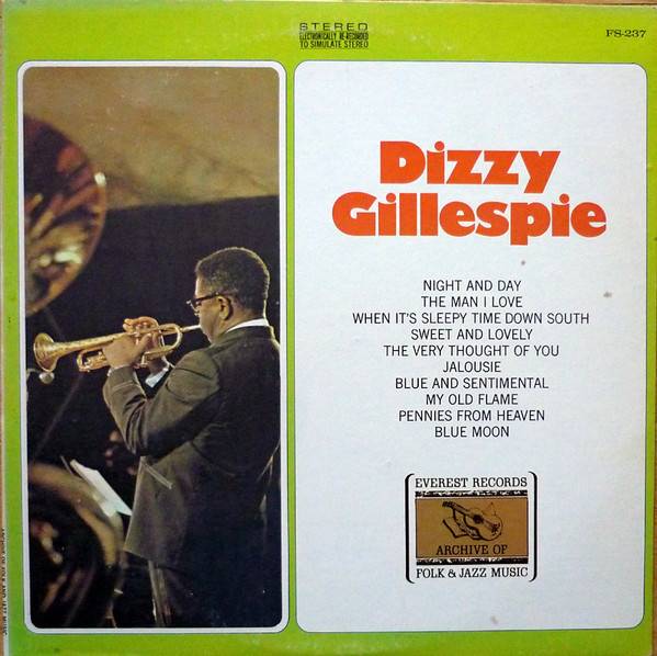 Виниловая пластинка Виниловая пластинка DIZZY GILLESPIE "Dizzy Gillespie" (VG+/VG+ LP) 