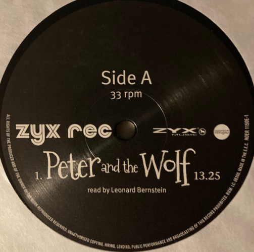 Виниловая пластинка PROKOFIEV / BERNSTEIN "Peter Und Der Wolf" (CD+LP) 