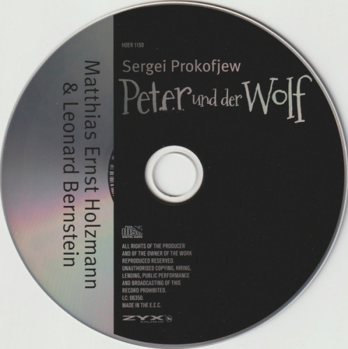 Виниловая пластинка PROKOFIEV / BERNSTEIN "Peter Und Der Wolf" (CD+LP) 