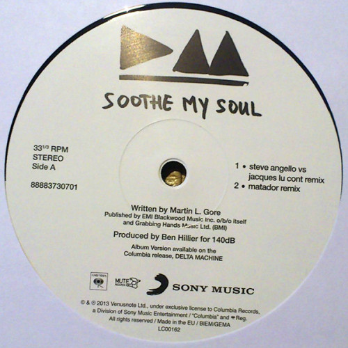 Пластинка DEPECHE MODE "Soothe My Soul" (LP) 