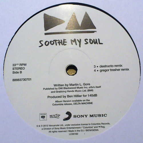 Пластинка DEPECHE MODE "Soothe My Soul" (LP) 