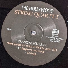 THE HOLLYWOOD STRING QUARTET "String Quintet In C Major D956/op163" (LP)