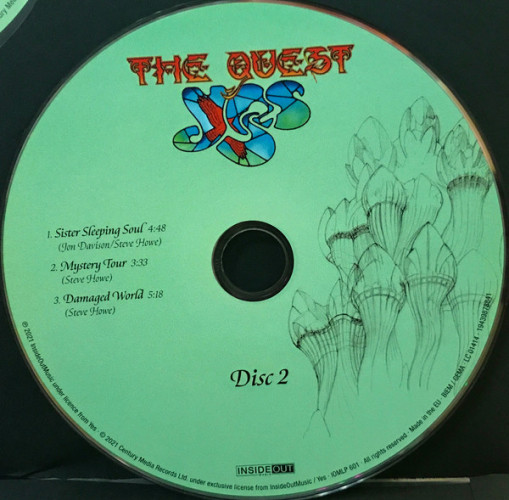 Виниловая пластинка YES "The Quest" (2LP+2CD)