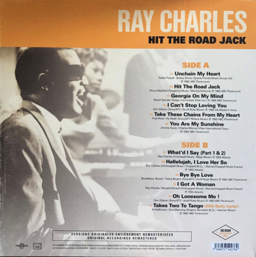Виниловая пластинка RAY CHARLES "Hit The Road Jack" (LP)