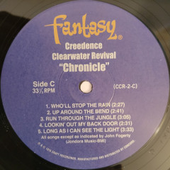 CREEDENCE CLEARWATER REVIVAL &quot;Chronicle, The 20 Greatest Hits&quot; (2LP)