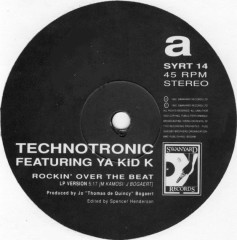 Technotronic Featuring Ya Kid K &quot;Rockin' Over The Beat&quot; (LP)