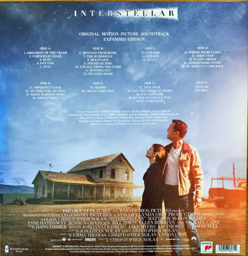 Виниловая пластинка HANS ZIMMER - "Interstellar (Original Motion Picture Soundtrack)" (OST 4LP)