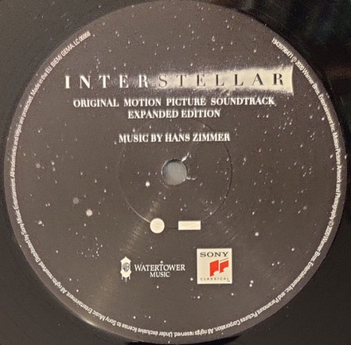 Виниловая пластинка HANS ZIMMER - "Interstellar (Original Motion Picture Soundtrack)" (OST 4LP)