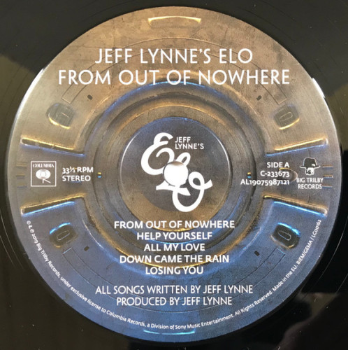 Виниловая пластинка JEFF LYNNE`S ELO "From Out Of Nowhere" (LP)