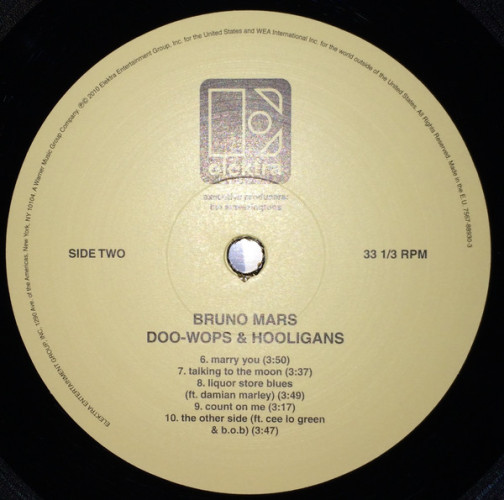 Виниловая пластинка BRUNO MARS "Doo-Wops & Hooligans" (LP) 