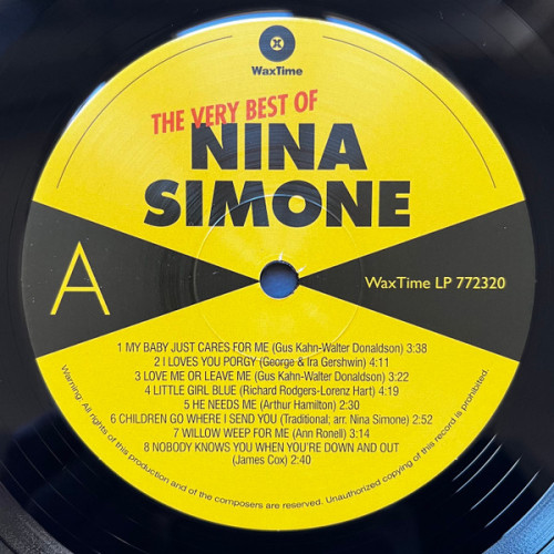 Виниловая пластиaнка NINA SIMONE "The Very Best Of Nina Simone" (LP)