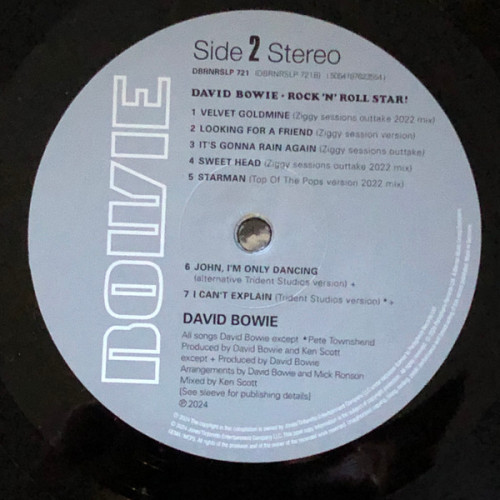 Виниловая пластинка DAVID BOWIE "Rock `N` Roll Star!" (LP) 