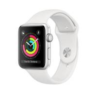 Apple Watch Series 3 42mm Aluminum Case with White Sport Band