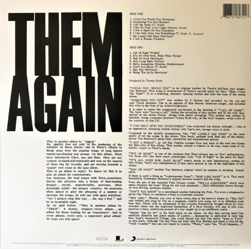Виниловая пластинка THEM "Them Again" (LP) 
