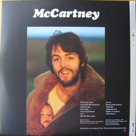 Виниловая пластинка PAUL MCCARTNEY "McCartney" (2LP)