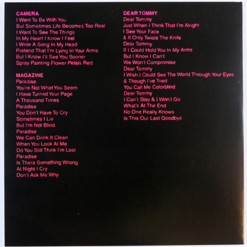 Виниловая пластинка CHROMATICS "Camera" (LP) 