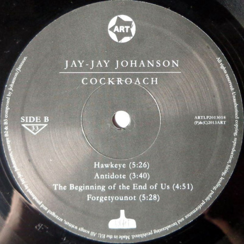 Виниловая пластинка JAY JAY JOHANSON "Cockroach" (M LP) 