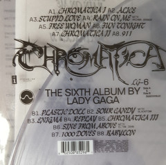LADY GAGA "Chromatica" (TRANSPARENT LP)