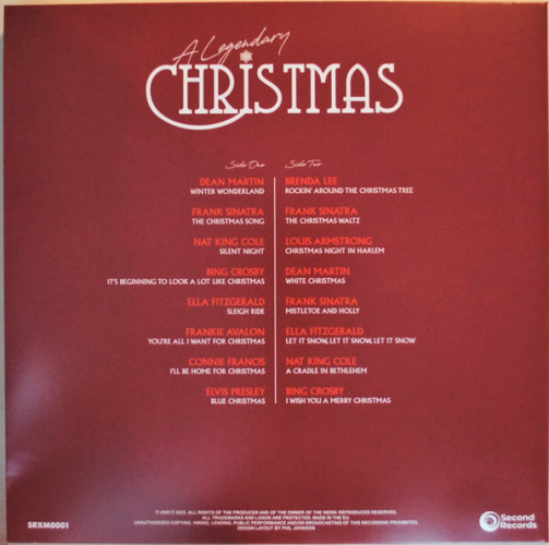 Виниловая пластинка VARIOUS ARTISTS "A Legendary Christmas (Volume One) (The Red Collection)" (LP)