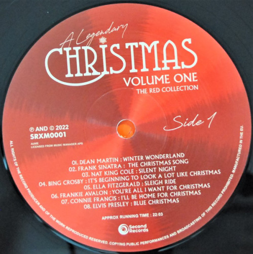 Виниловая пластинка VARIOUS ARTISTS "A Legendary Christmas (Volume One) (The Red Collection)" (LP)