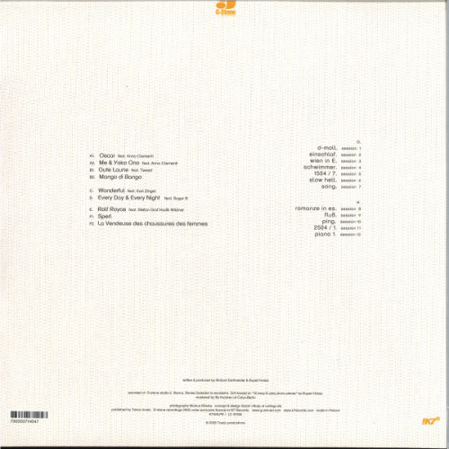 Виниловая пластинка TOSCA "Dehli9" (4LP)