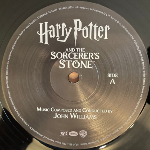 Виниловая пластинка JOHN WILLIAMS "Harry Potter And The Sorcerer`s Stone" (OST 2LP)