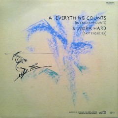 DEPECHE MODE "Everything Counts (In Larger Amounts)" (NM CLEAR LP)