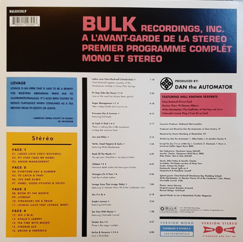 Виниловая пластинка LOVAGE "Music To Make Love To Your Old Lady By" (LP)